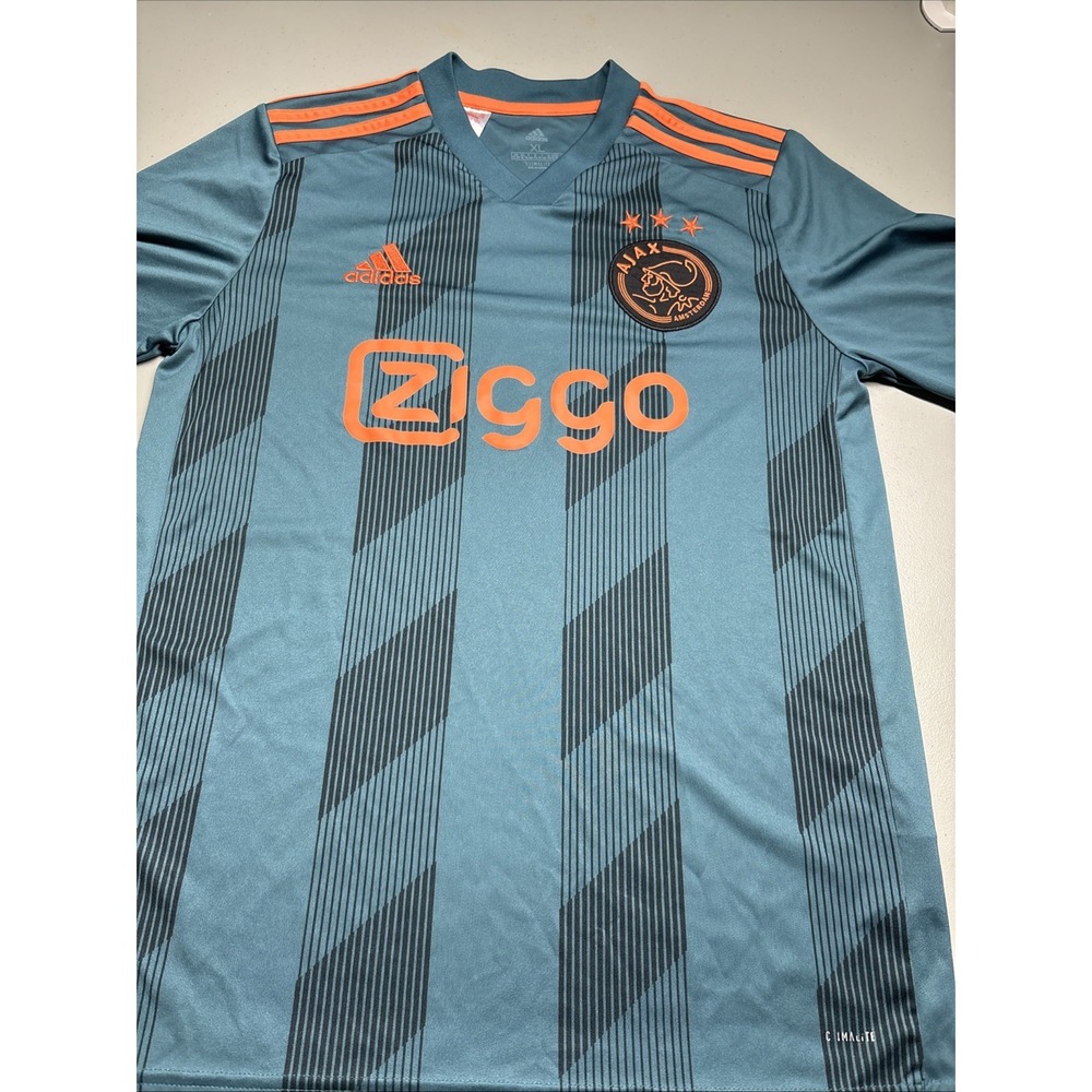 AJAX AMSTERDAM 2019/20 AWAY SOCCER FOOTBALL JERSEY Adidas Size XL